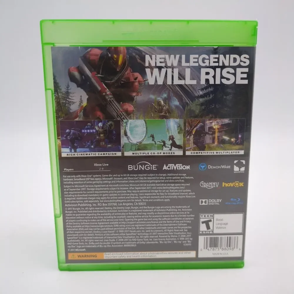 Destiny 2 Xbox One Video Game Bungie Activision Multiplayer Co-Op Tested